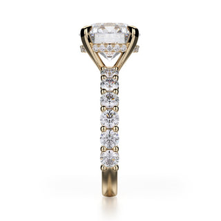 Michael M Crown Engagement Ring R736-3