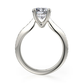 Michael M Crown Engagement Ring R733-1.5