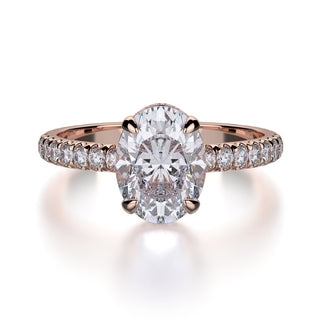 Michael M Crown Engagement Ring R715-2