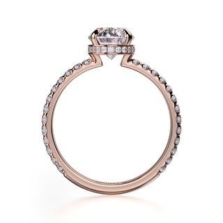 Michael M Crown Engagement Ring R715-2