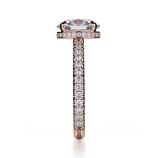 Michael M Crown Engagement Ring R715-2