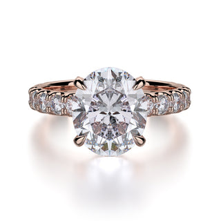 Michael M Crown Engagement Ring R731-3