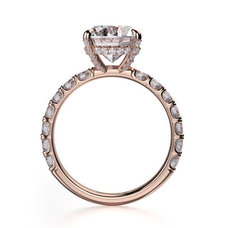 Michael M Crown Engagement Ring R731-3