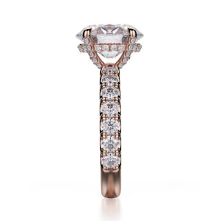 Michael M Crown Engagement Ring R731-3