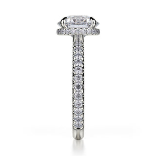 Michael M Crown Engagement Ring R742-2