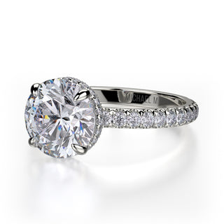 Michael M Crown Engagement Ring R742-2