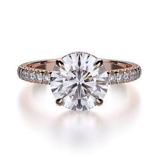 Michael M Crown Engagement Ring R742-2
