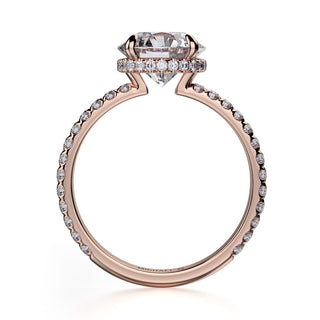 Michael M Crown Engagement Ring R742-2
