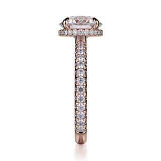 Michael M Crown Engagement Ring R742-2