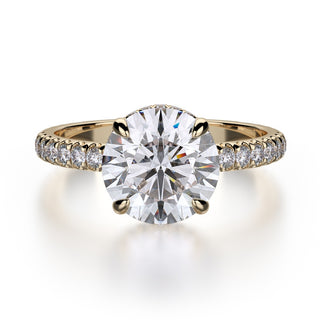 Michael M Crown Engagement Ring R742-2