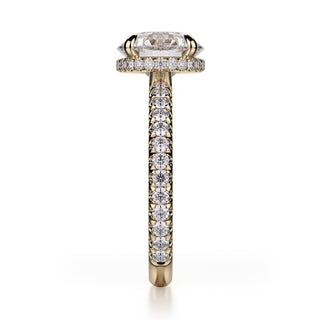 Michael M Crown Engagement Ring R742-2