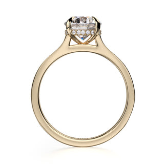 Michael M Crown Engagement Ring R743-3