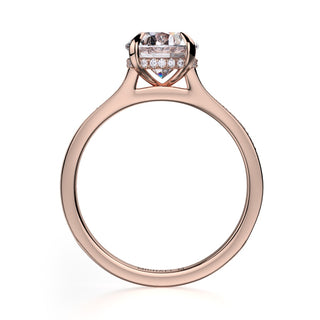 Michael M Crown Engagement Ring R743-3