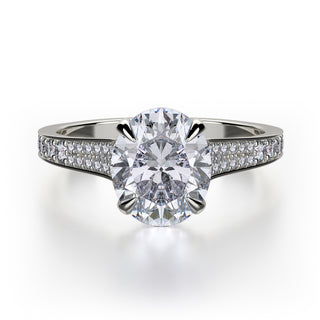 Michael M Crown Engagement Ring R743-3