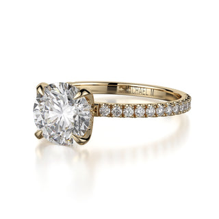 Michael M Crown Engagement Ring R706-1.5