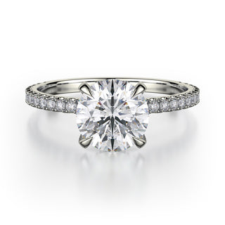 Michael M Crown Engagement Ring R706-1.5