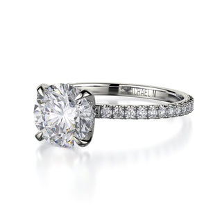 Michael M Crown Engagement Ring R706-1.5