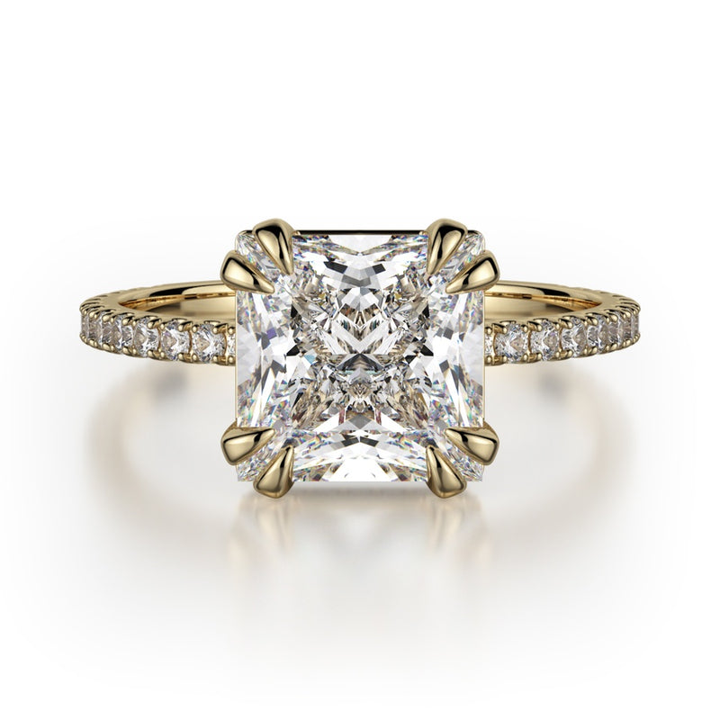 Michael M Crown Engagement Ring R715-2P