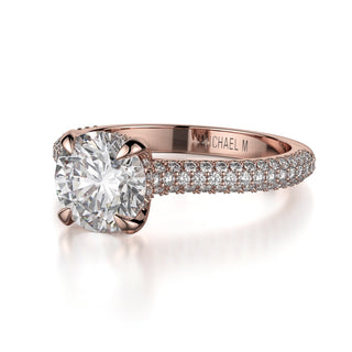 Michael M Crown Engagement Ring R707-2
