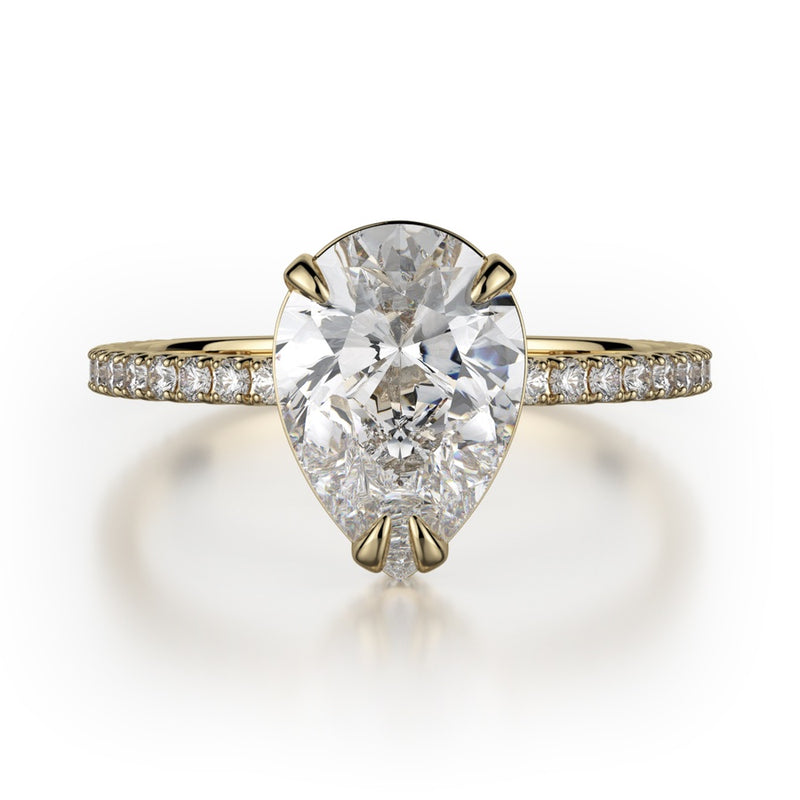 Michael M Crown Engagement Ring R715-2PR