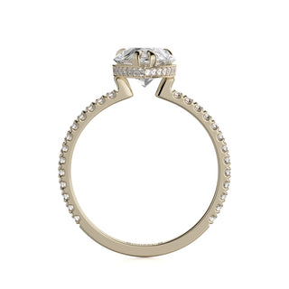 Michael M Crown Engagement Ring R715-2PR