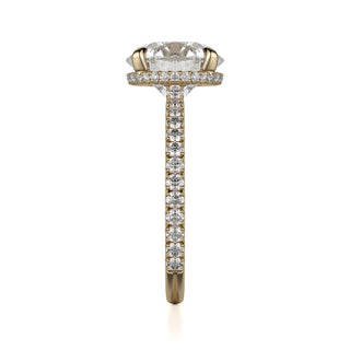 Michael M Crown Engagement Ring R742-3