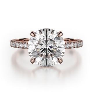Michael M Crown Engagement Ring R742-3