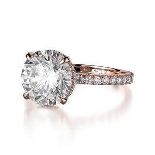 Michael M Crown Engagement Ring R742-3