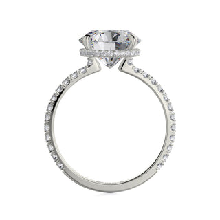 Michael M Crown Engagement Ring R742-3