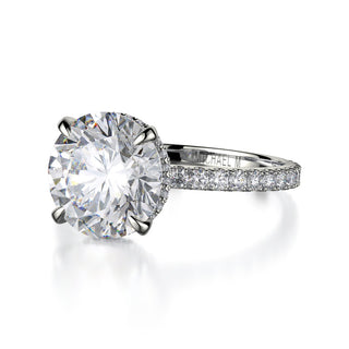 Michael M Crown Engagement Ring R742-3