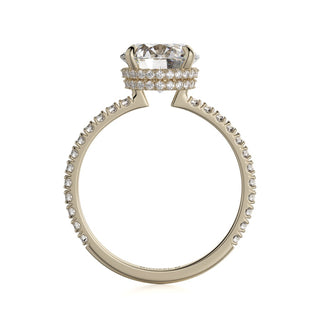 Michael M Crown Engagement Ring R745-2