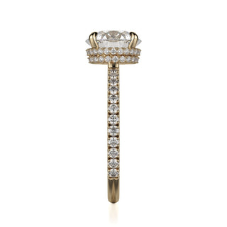 Michael M Crown Engagement Ring R745-2