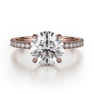 Michael M Crown Engagement Ring R745-2