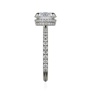 Michael M Crown Engagement Ring R745-2