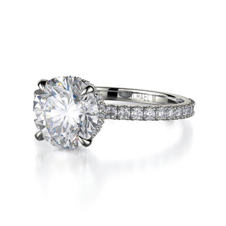 Michael M Crown Engagement Ring R745-2