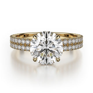 Michael M Crown Engagement Ring R747-2