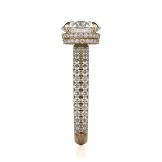 Michael M Crown Engagement Ring R747-2