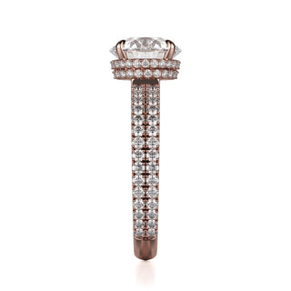 Michael M Crown Engagement Ring R747-2