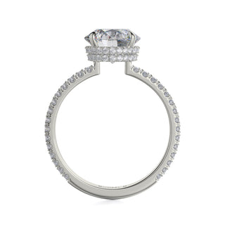 Michael M Crown Engagement Ring R747-2