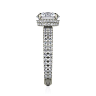 Michael M Crown Engagement Ring R747-2