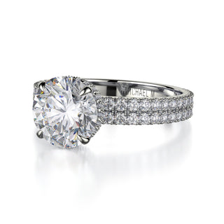 Michael M Crown Engagement Ring R747-2