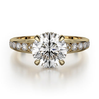 Michael M Crown Engagement Ring R748-2