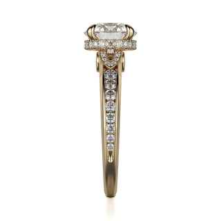 Michael M Crown Engagement Ring R748-2