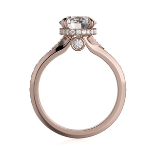Michael M Crown Engagement Ring R748-2