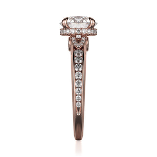 Michael M Crown Engagement Ring R748-2