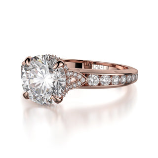 Michael M Crown Engagement Ring R748-2