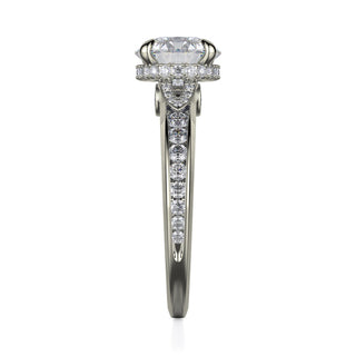 Michael M Crown Engagement Ring R748-2
