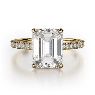 Michael M Crown Engagement Ring R715-2EM