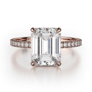 Michael M Crown Engagement Ring R715-2EM