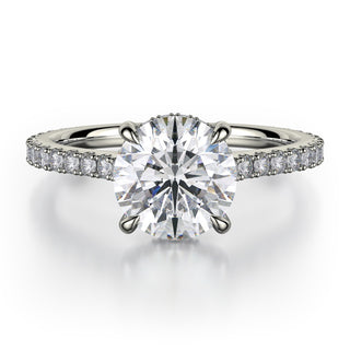 Michael M Crown Engagement Ring R749-1.5